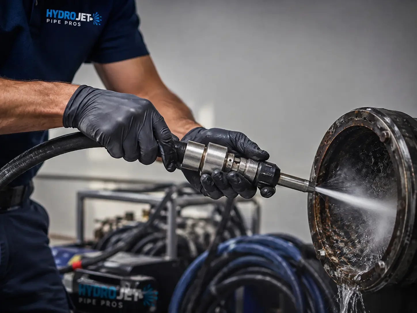 Hydro Jet Pipe Descaling in Union, WA